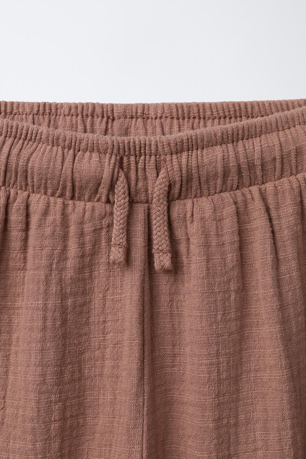 БРЮКИ КОМБИНИРОВАННЫЕ ТЕКСТУРНЫЕ