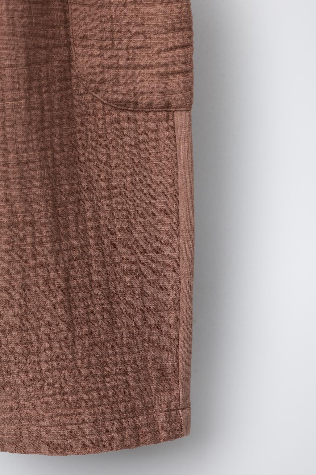 БРЮКИ КОМБИНИРОВАННЫЕ ТЕКСТУРНЫЕ