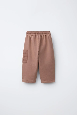 Брюки комбинированные текстурные- Заказать в России