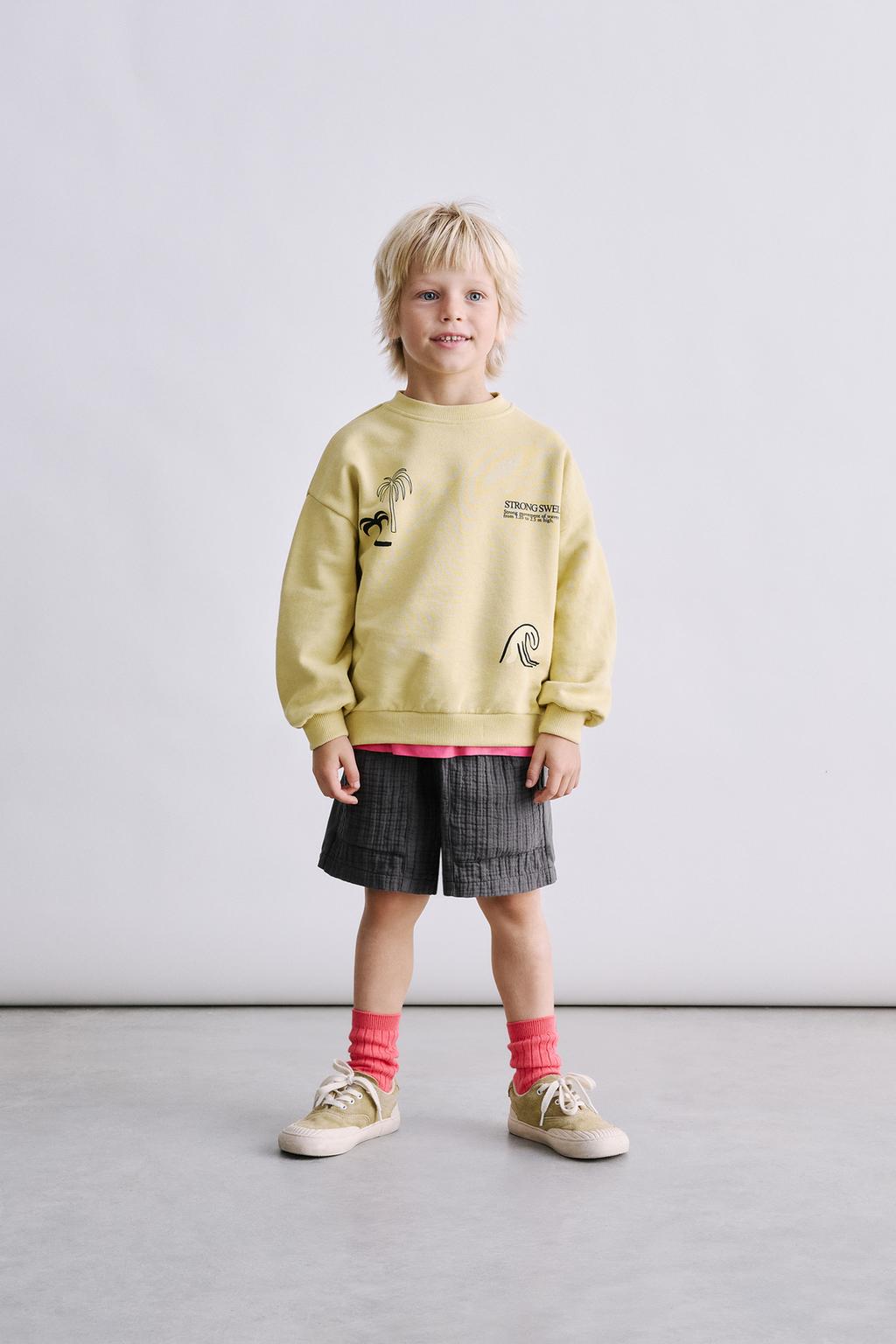 ШОРТЫ-БЕРМУДЫ С ТЕКСТУРОЙ И КОМБИНИРОВАННЫМИ ДЕТАЛЯМИ