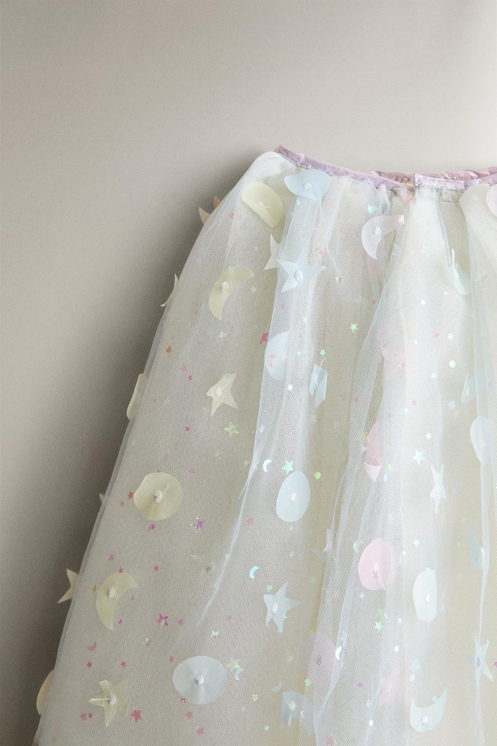 Детский блестящий костюм-плащ