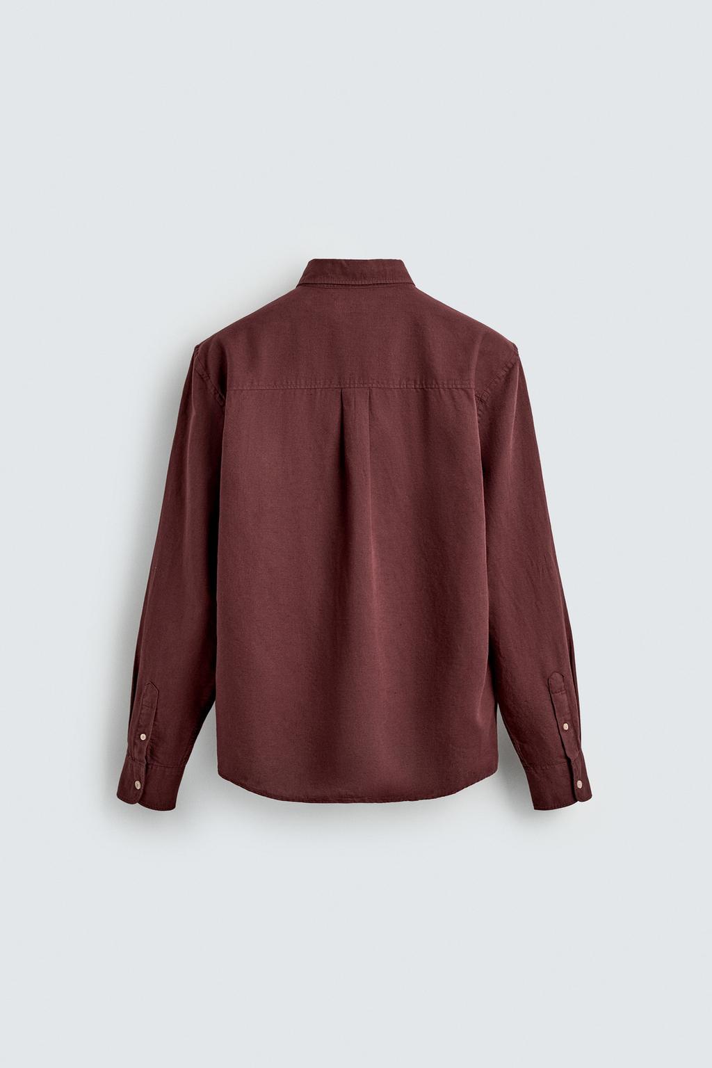 РУБАШКА ИЗ ХЛОПКА И ЛЬНА