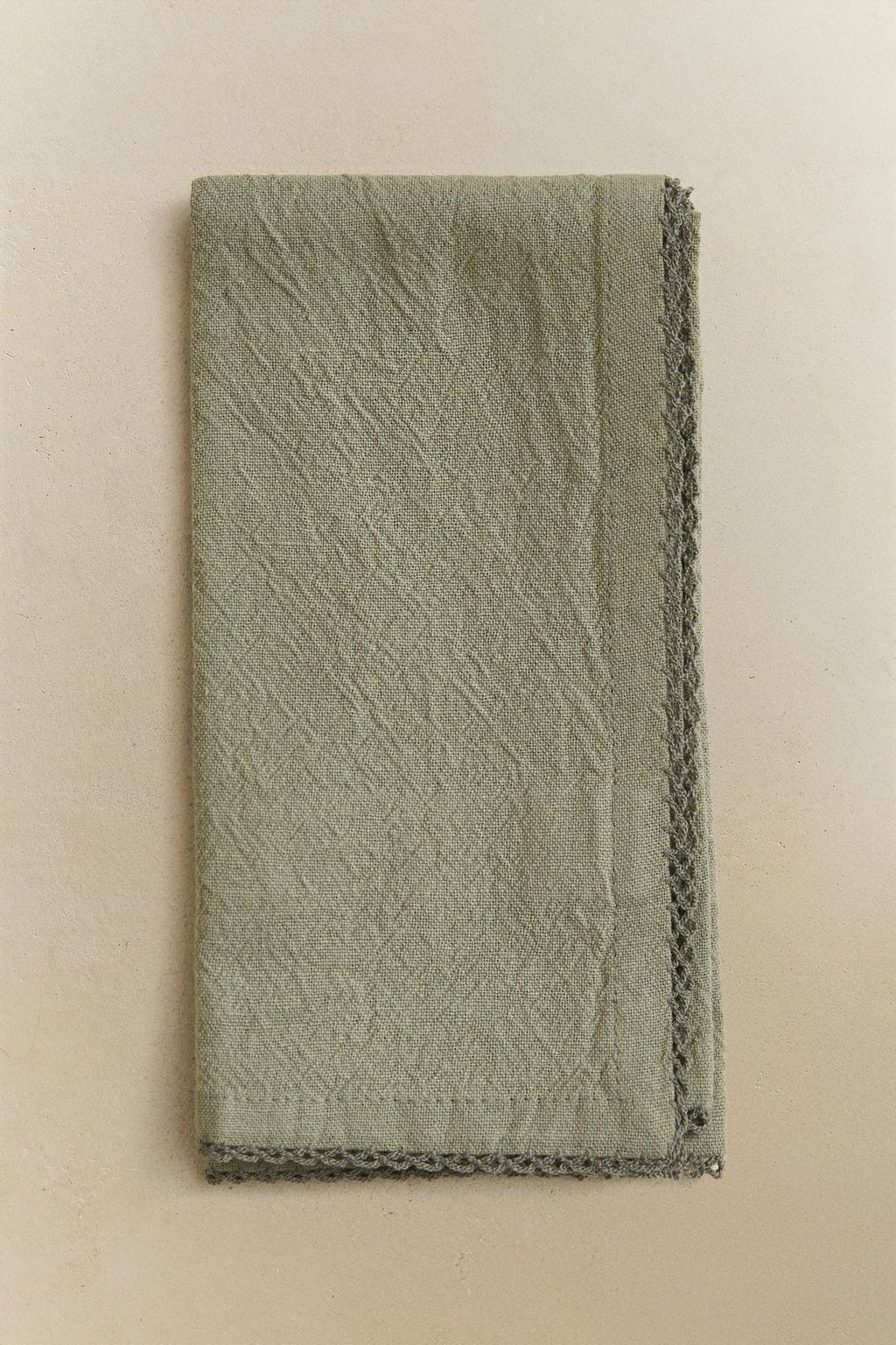 Набор наволочек с аппликацией из просто окрашенной нити (набор из 2)