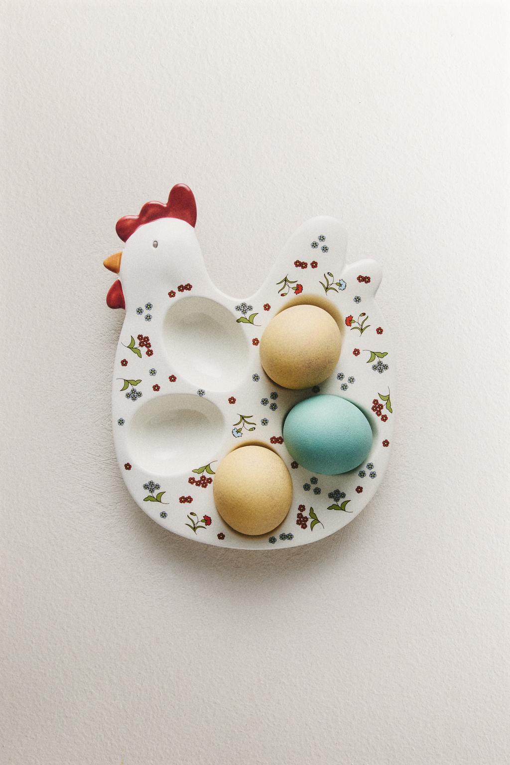 Детская флористическая курочка для яиц