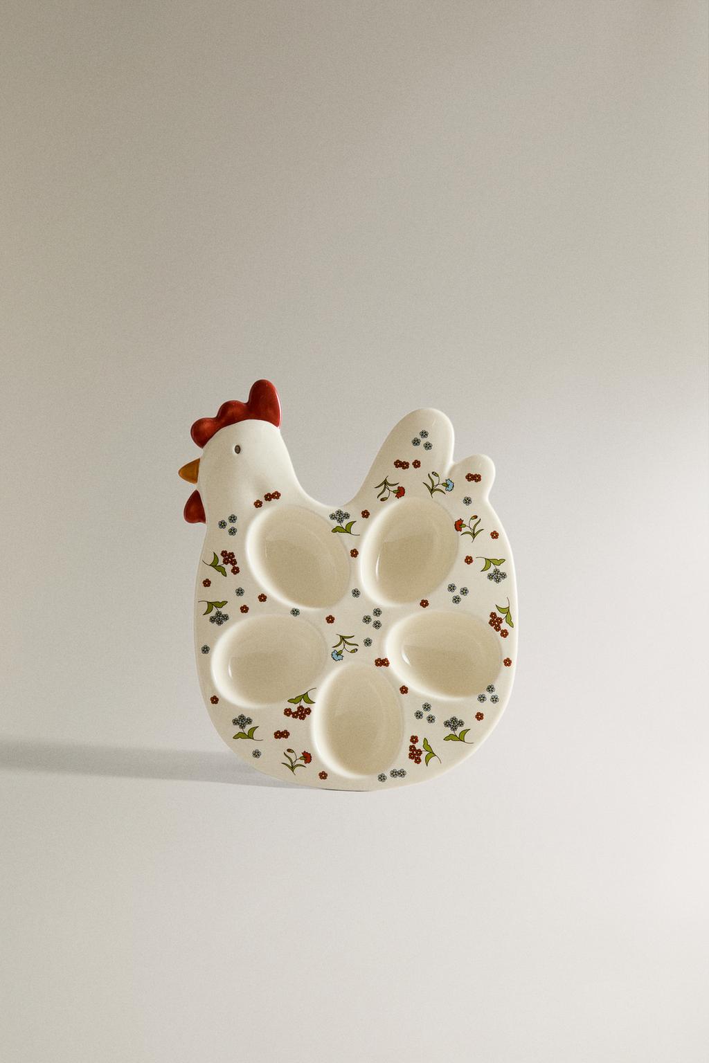 Детская флористическая курочка для яиц