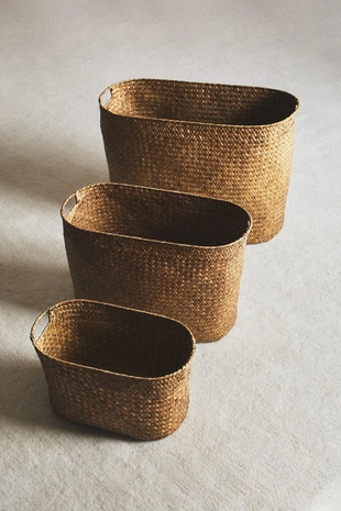 Овальная корзина с ручками- Заказать в России