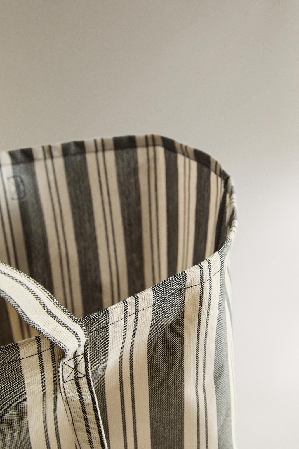 Сумка из полосатого хлопка