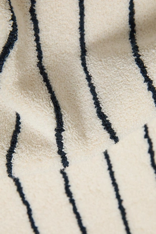 Хлопковый коврик для ванны в полоску