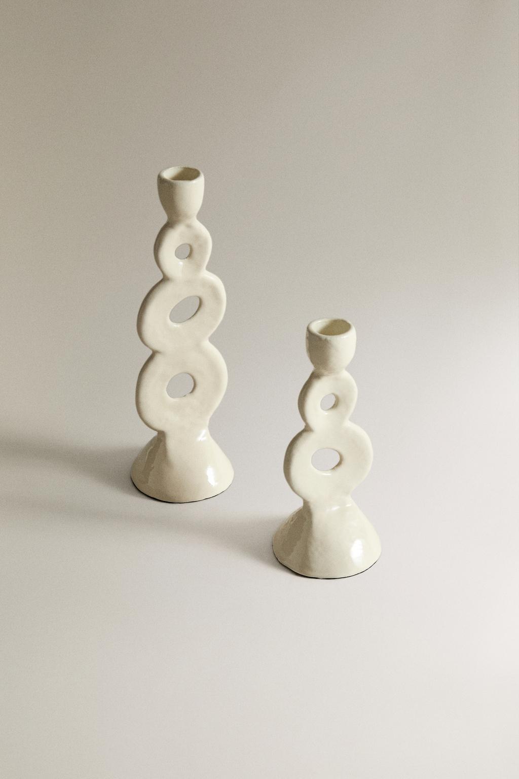 Керамический подсвечник