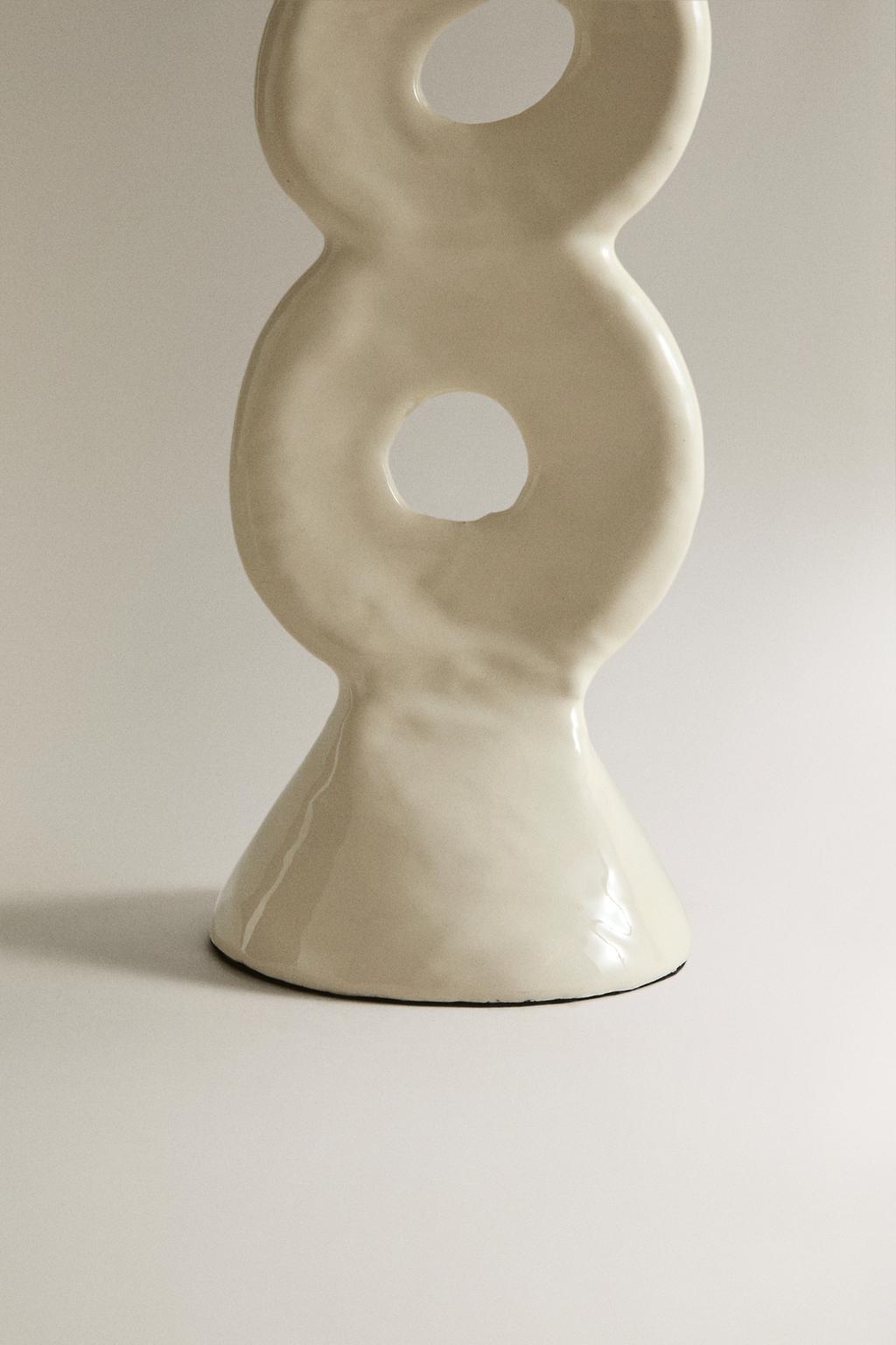 Керамический подсвечник