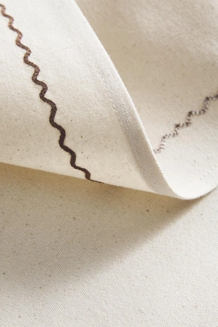 Хлопковый подстаканник с вышитой отделкой по краю- Заказать в России