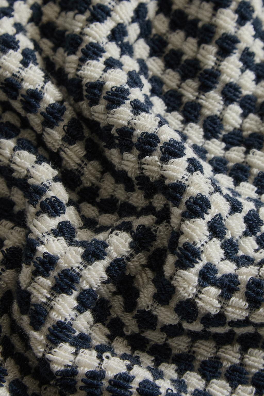 Махровое полотенце из текстурированного хлопка