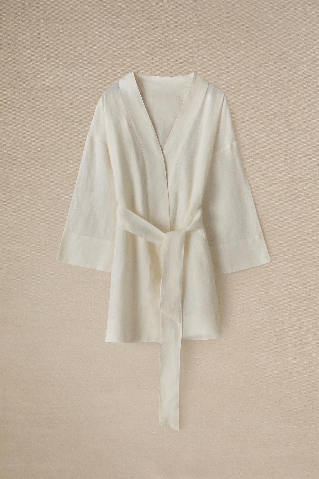 Халат из льна