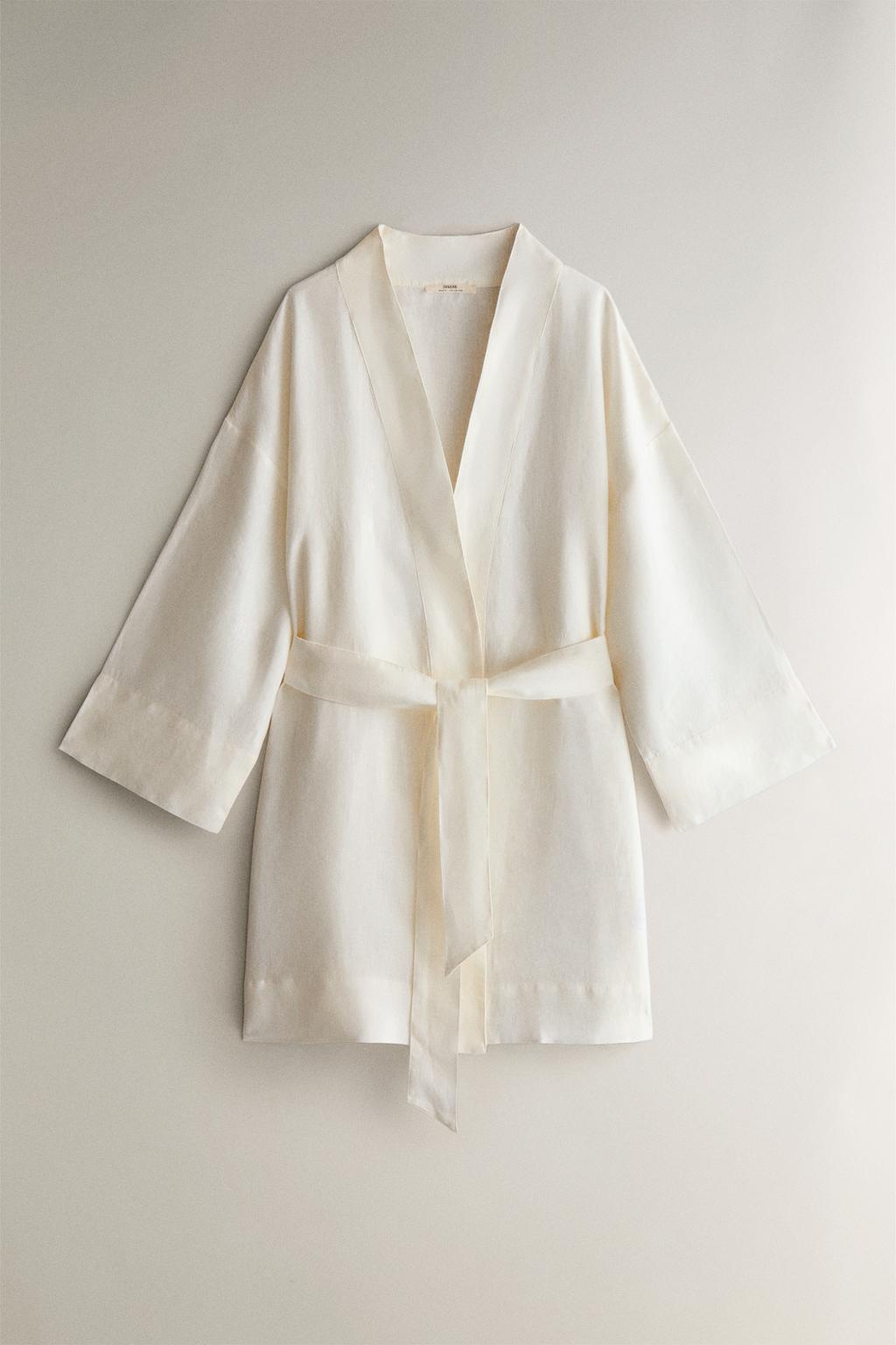 Халат из льна