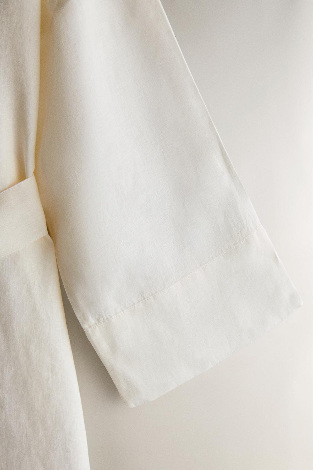 Халат из льна