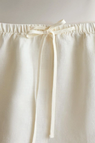 Льняные шорты- Заказать в России