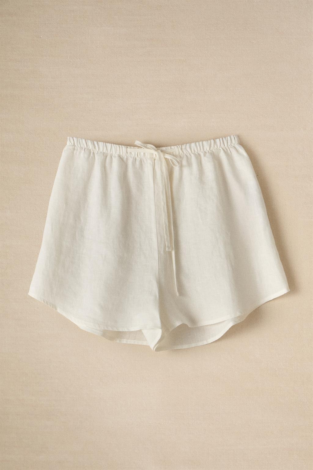Льняные шорты