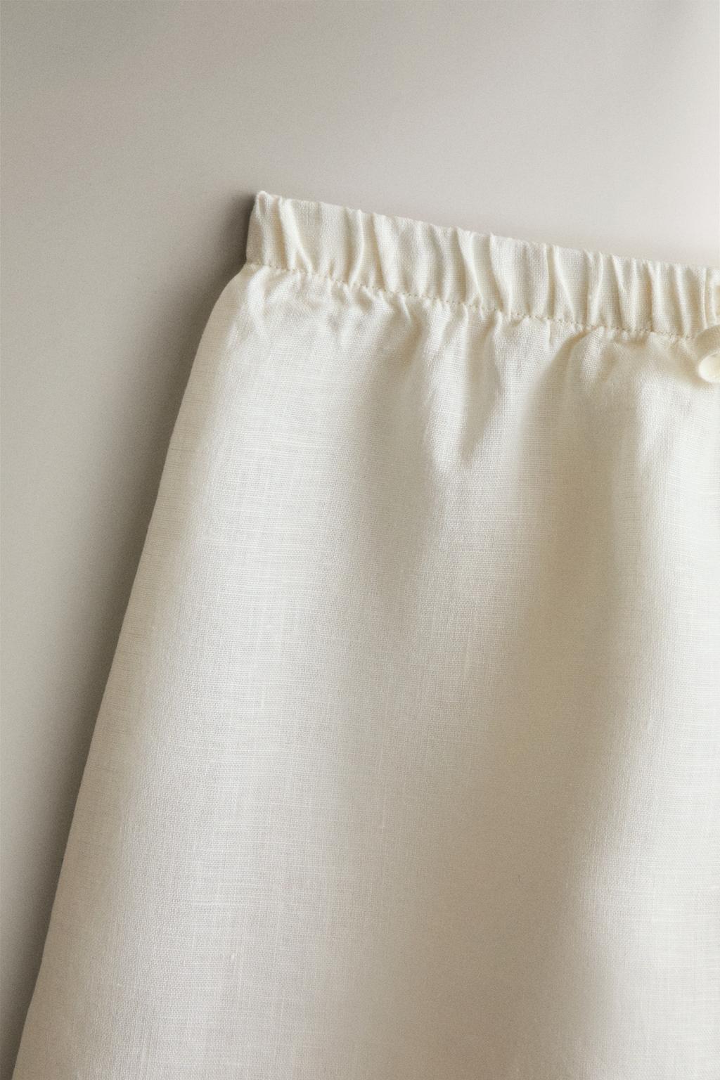 Льняные шорты