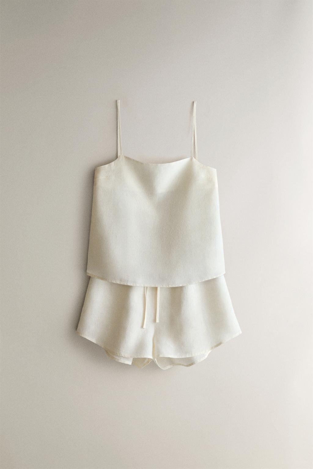 Льняные шорты