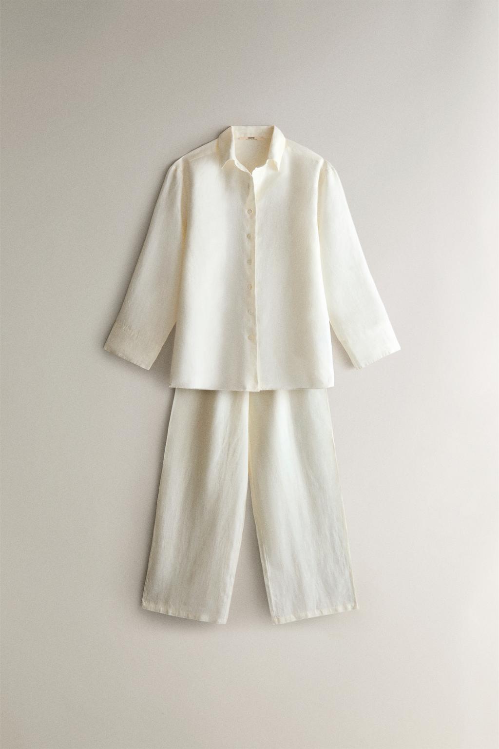 Льняные брюки