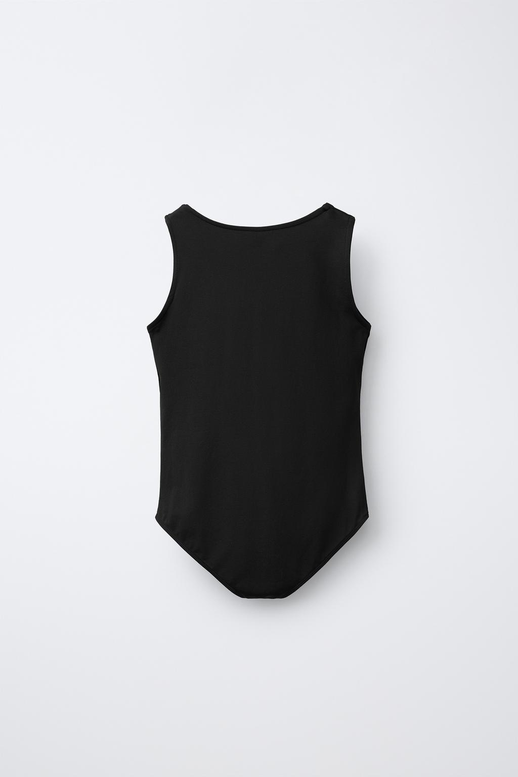 БОДИ ИЗ ПОЛИАМИДА С УЗЛОМ