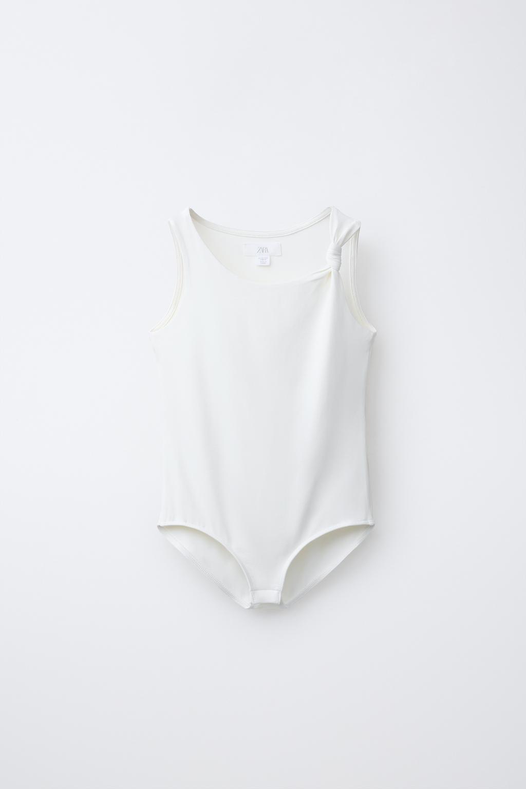 БОДИ ИЗ ПОЛИАМИДА С УЗЛОМ