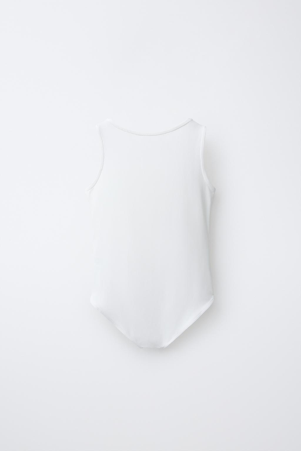 БОДИ ИЗ ПОЛИАМИДА С УЗЛОМ