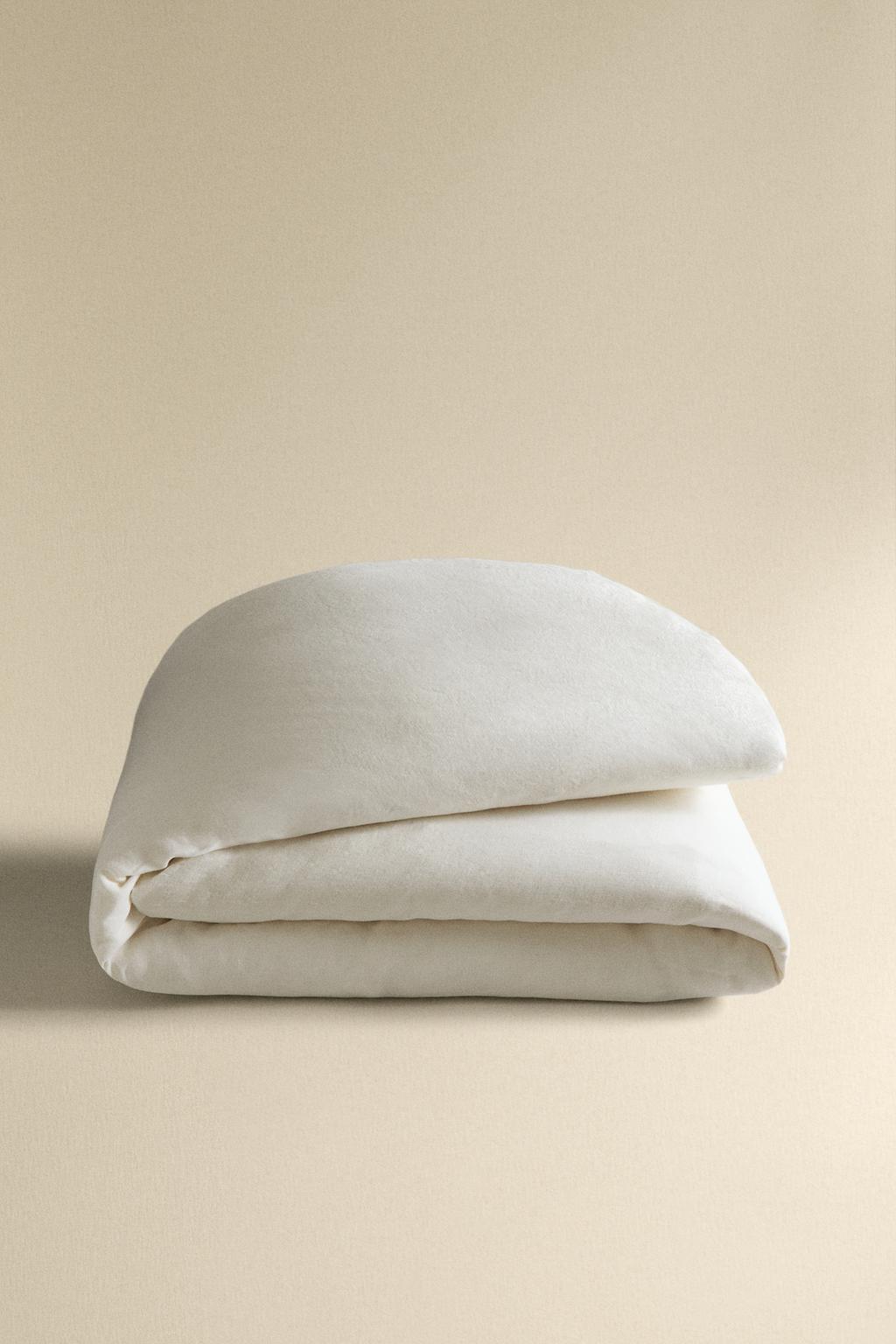 Покрывало из мятого льна