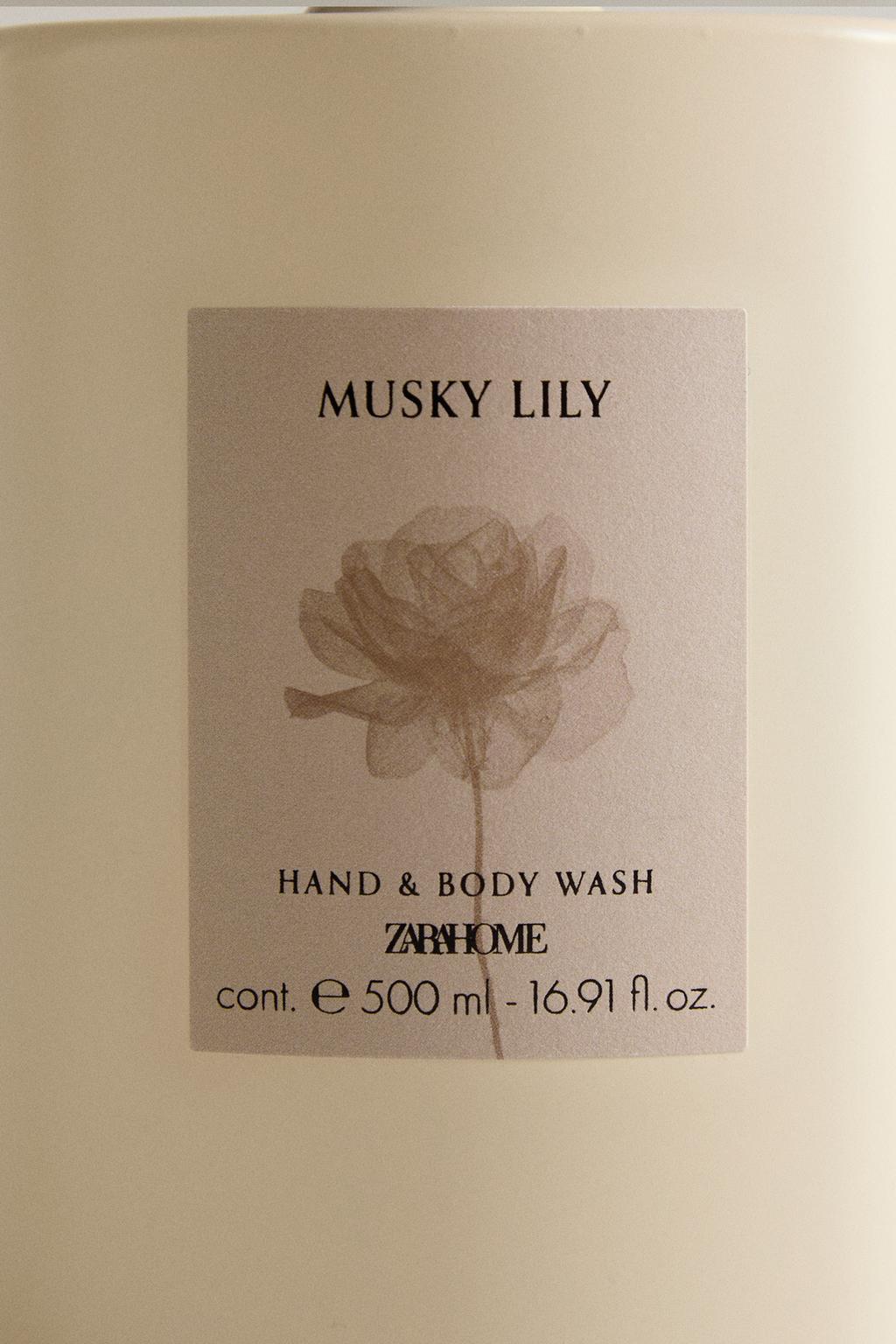 (500 мл) мыльная жидкость для рук musky lily