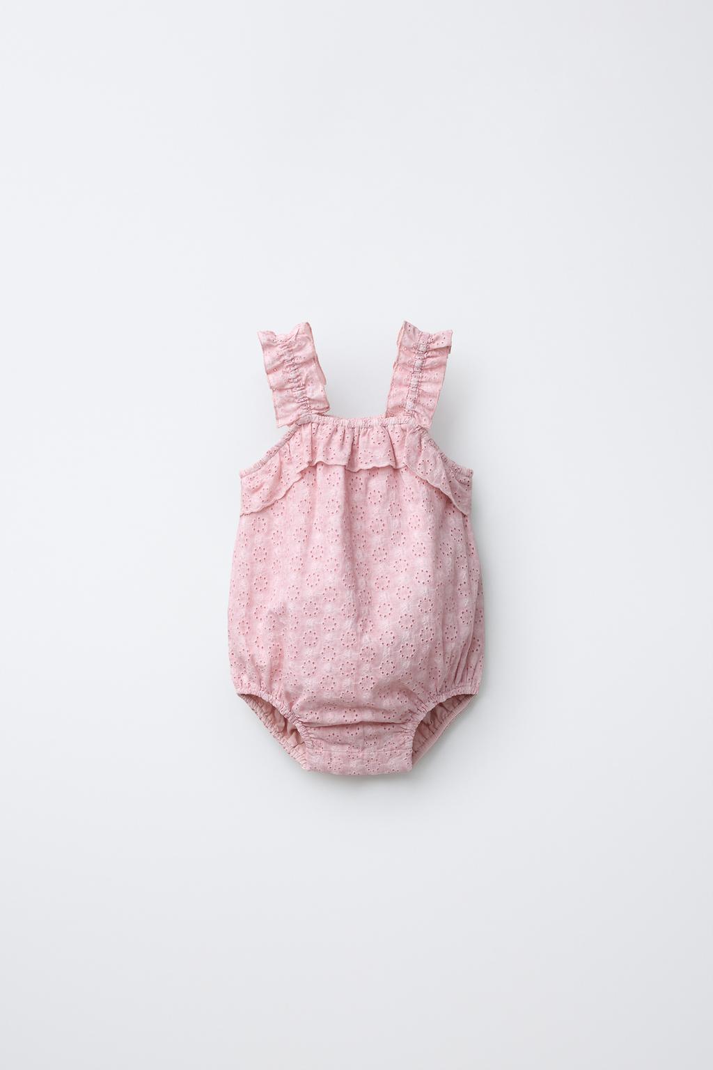 КОМБИНЕЗОН С АЖУРНОЙ ВЫШИВКОЙ