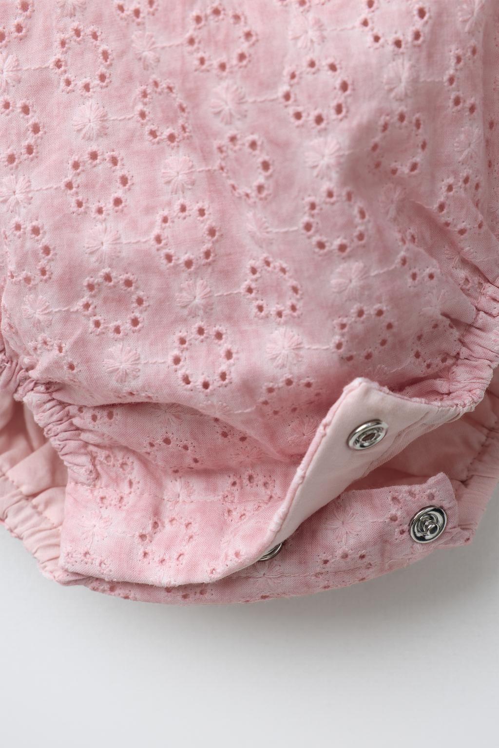 КОМБИНЕЗОН С АЖУРНОЙ ВЫШИВКОЙ