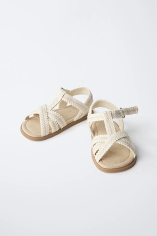 Вязаные босоножки без каблука- Заказать в России