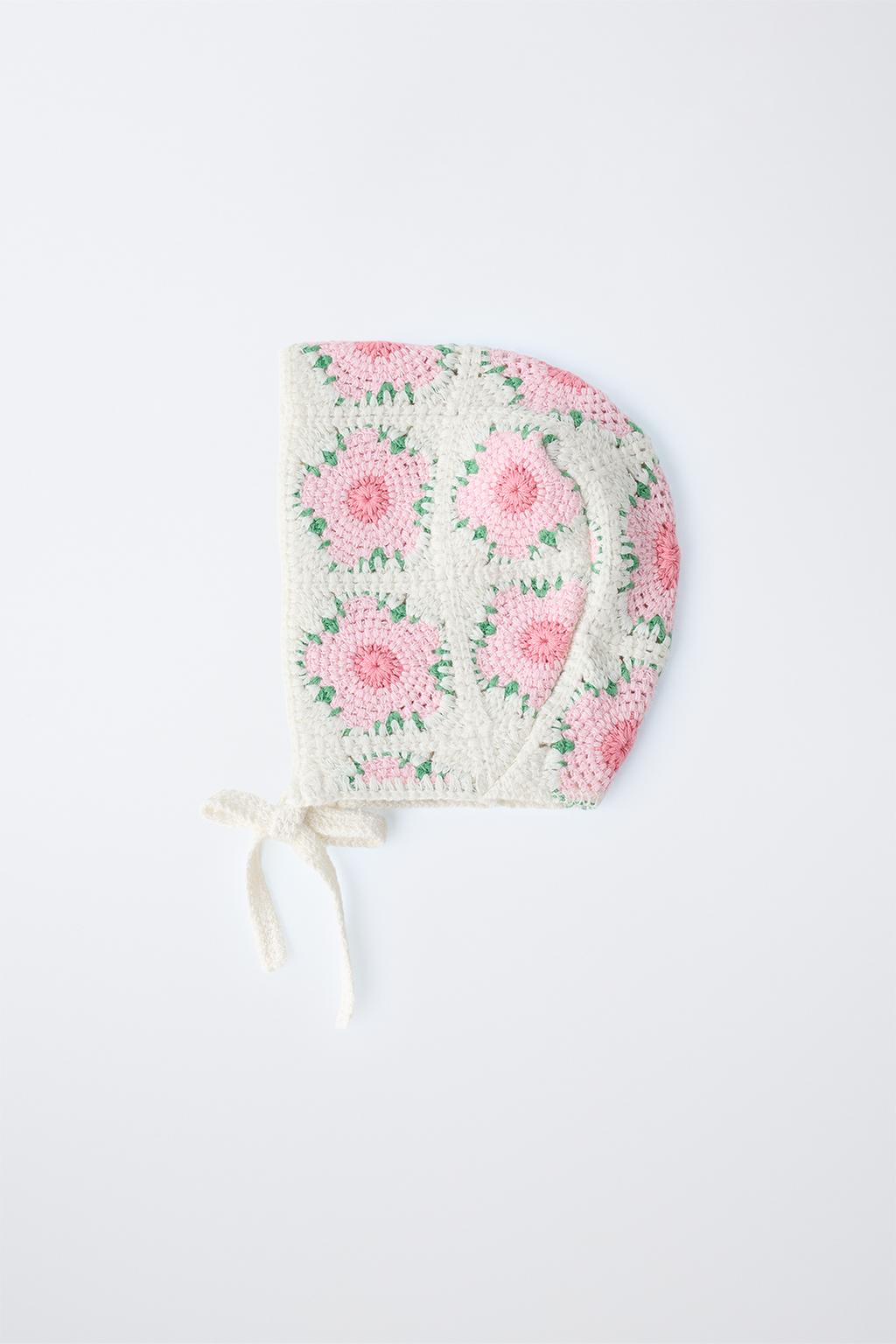 ЧЕПЧИК КРЮЧКОМ С ЦВЕТАМИ