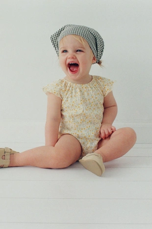 Боди с цветочным принтом- Заказать в России