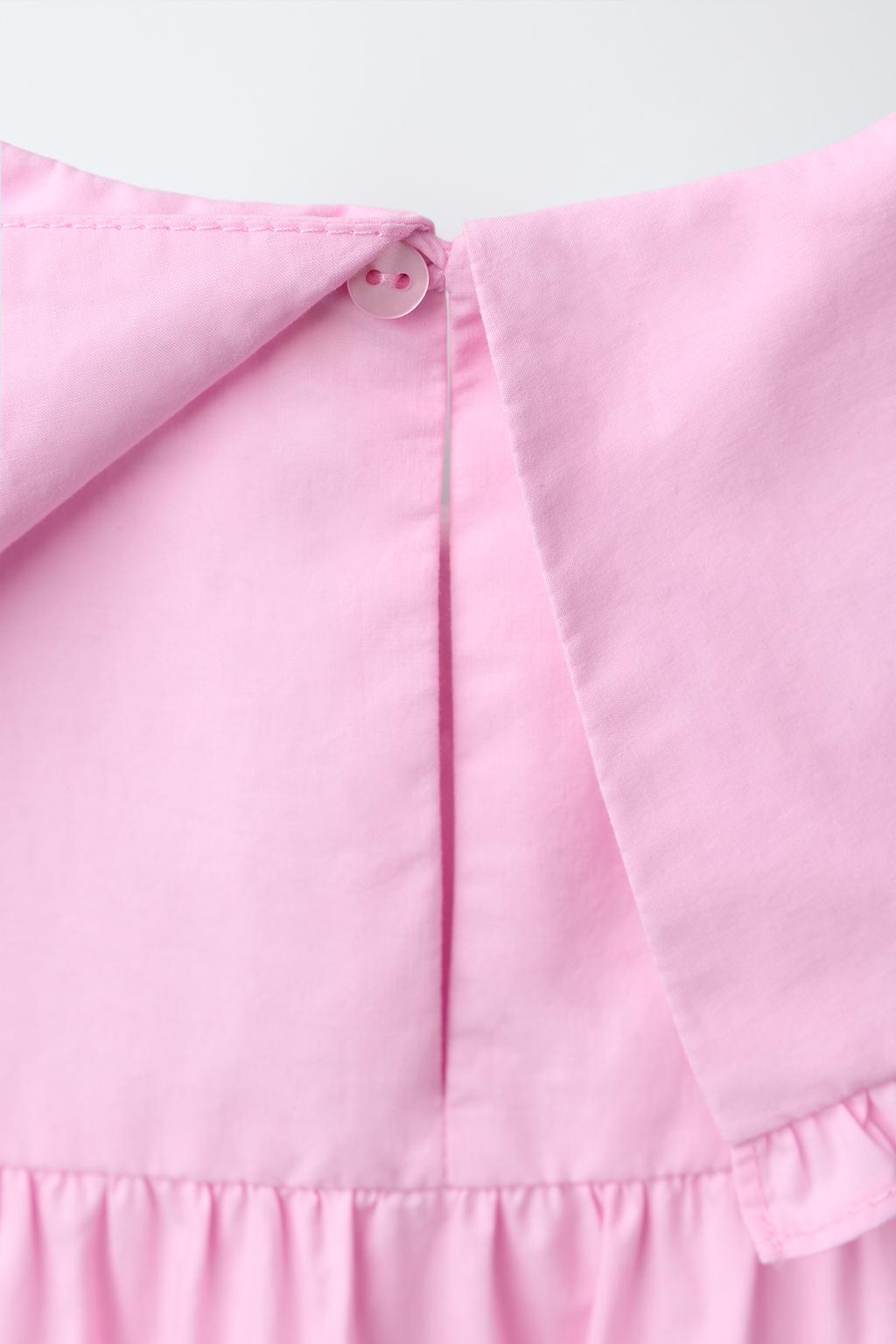 ПЛАТЬЕ ИЗ ПОПЛИНА С БАНТОМ