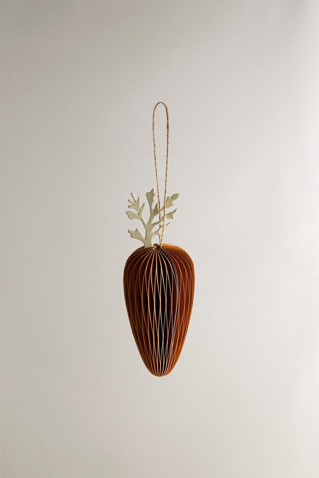 Набор декоративных бумажных украшений морковные ошейники (набор из 2)