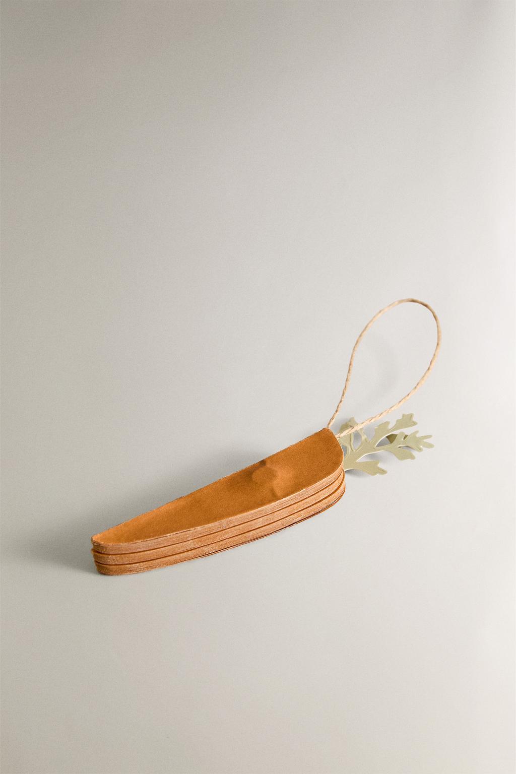 Набор декоративных бумажных украшений морковные ошейники (набор из 2)