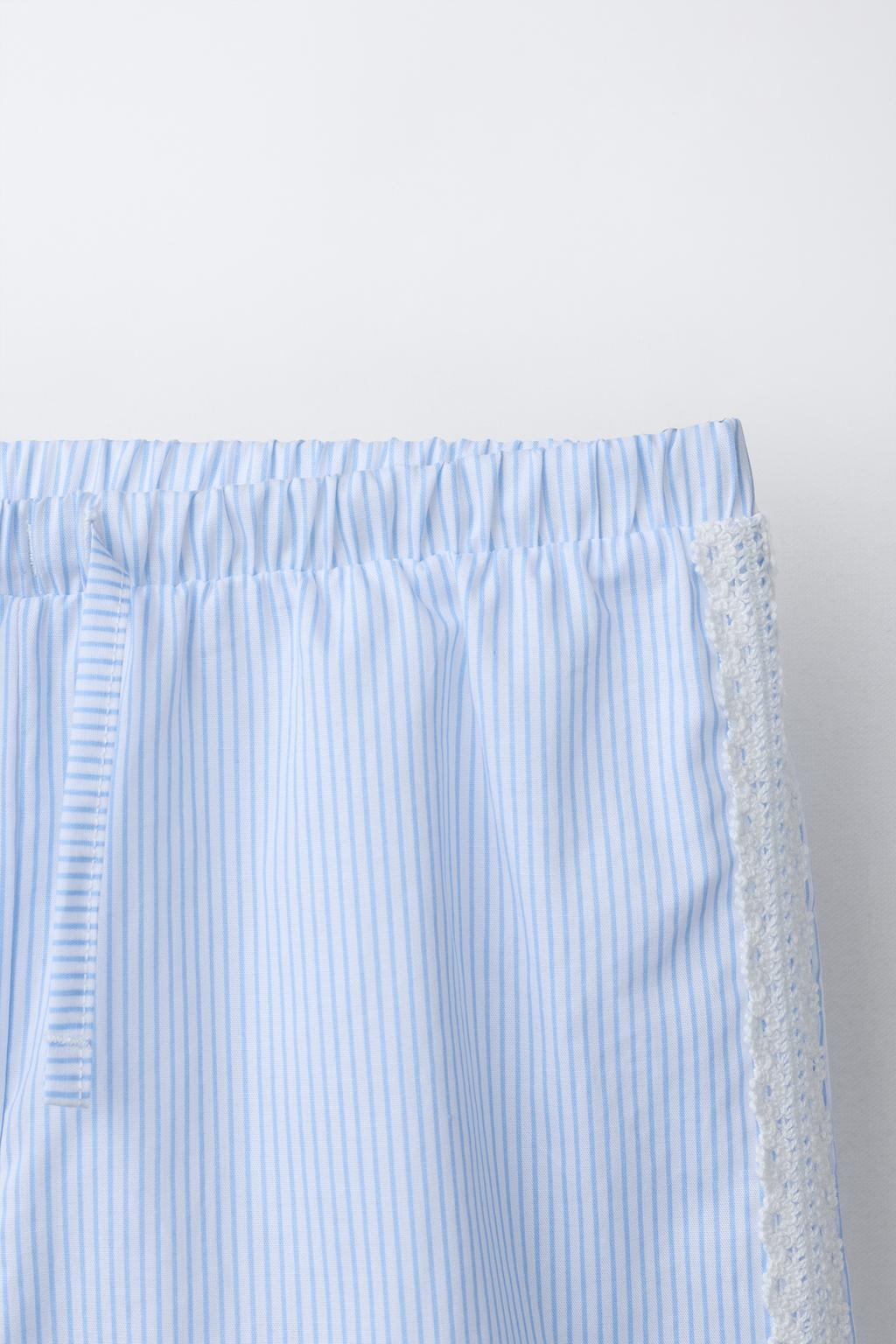 6-14 ЛЕТ/ПИЖАМА С МИШКОЙ И ПОЛОСКАМИ