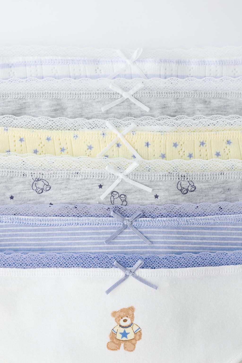 6-14 ЛЕТ/ НАБОР ИЗ ШЕСТИ ТРУСОВ С МЕДВЕДЯМИ