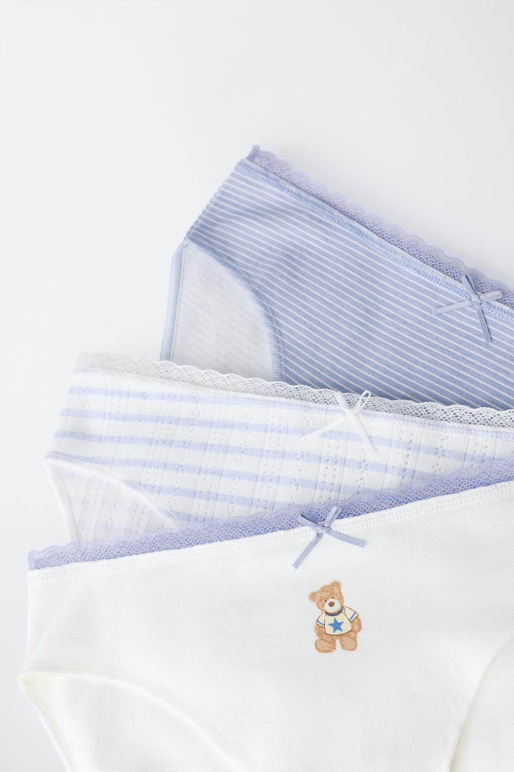 6-14 ЛЕТ/ НАБОР ИЗ ШЕСТИ ТРУСОВ С МЕДВЕДЯМИ