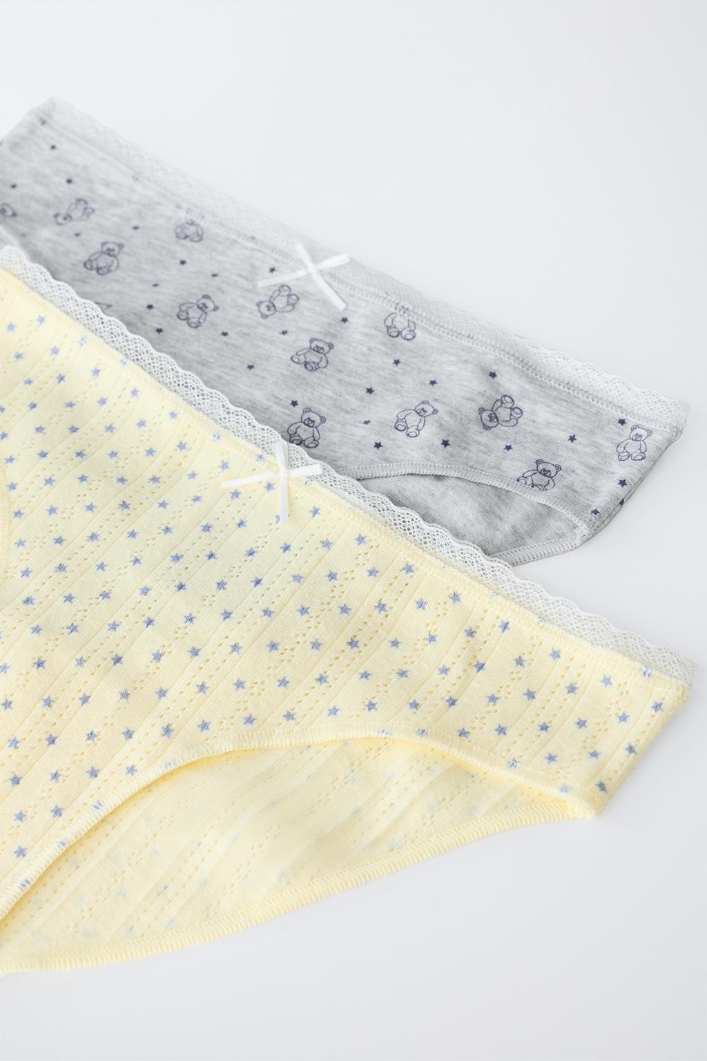 6-14 ЛЕТ/ НАБОР ИЗ ШЕСТИ ТРУСОВ С МЕДВЕДЯМИ