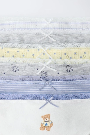 6-14 лет/ набор из шести трусов с медведями- Заказать в России