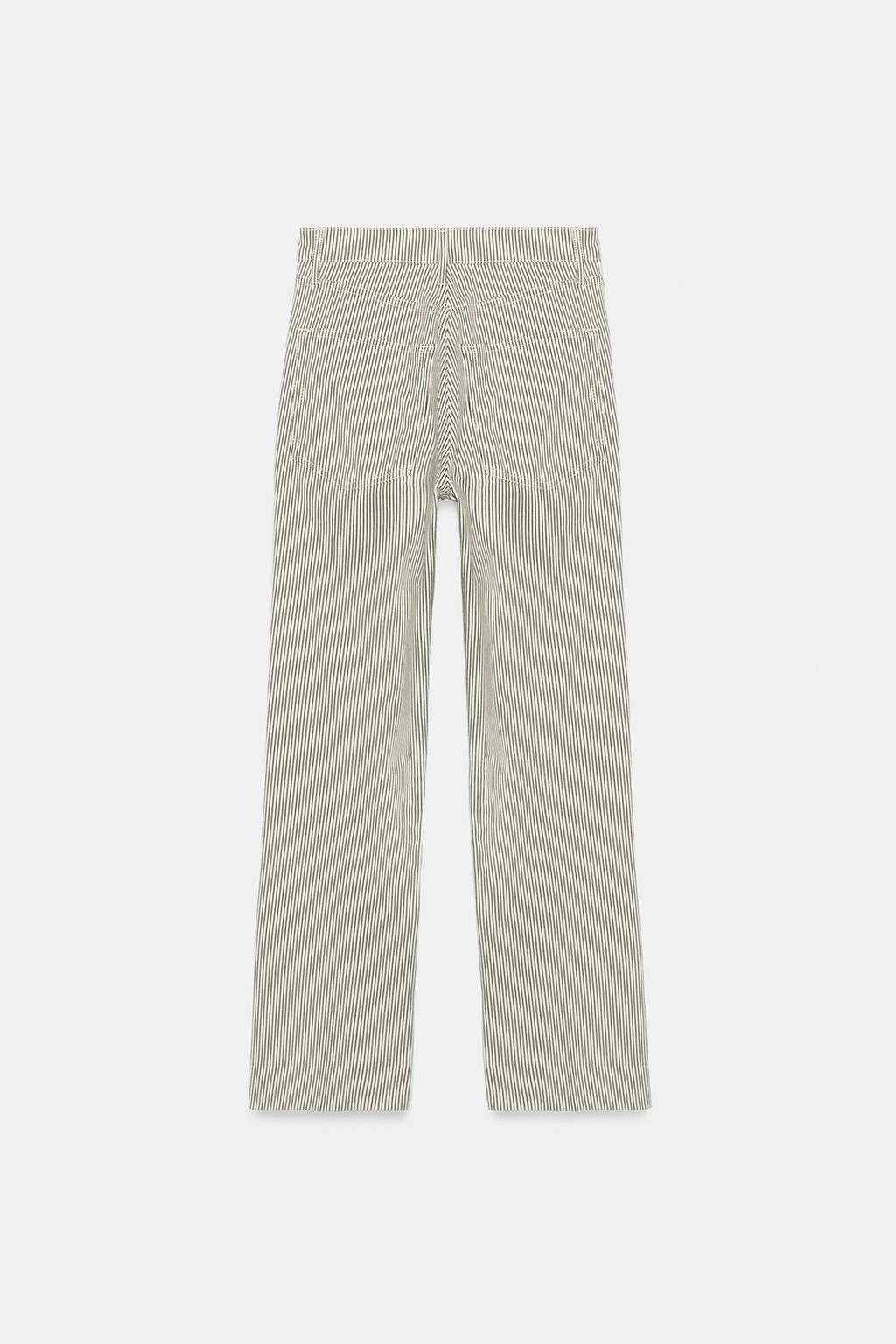 УКОРОЧЕННЫЕ ДЖИНСЫ -клёш СО СРЕДНЕЙ ПОСАДКОЙ — коллекция Zara «ZW»