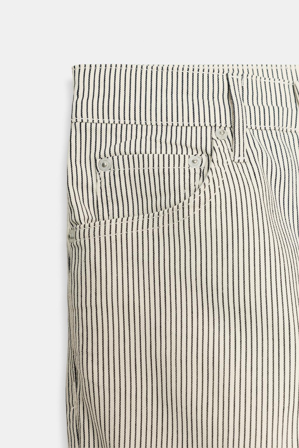 УКОРОЧЕННЫЕ ДЖИНСЫ -клёш СО СРЕДНЕЙ ПОСАДКОЙ — коллекция Zara «ZW»