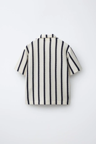 Рубашка кроше в полоску- Заказать в России