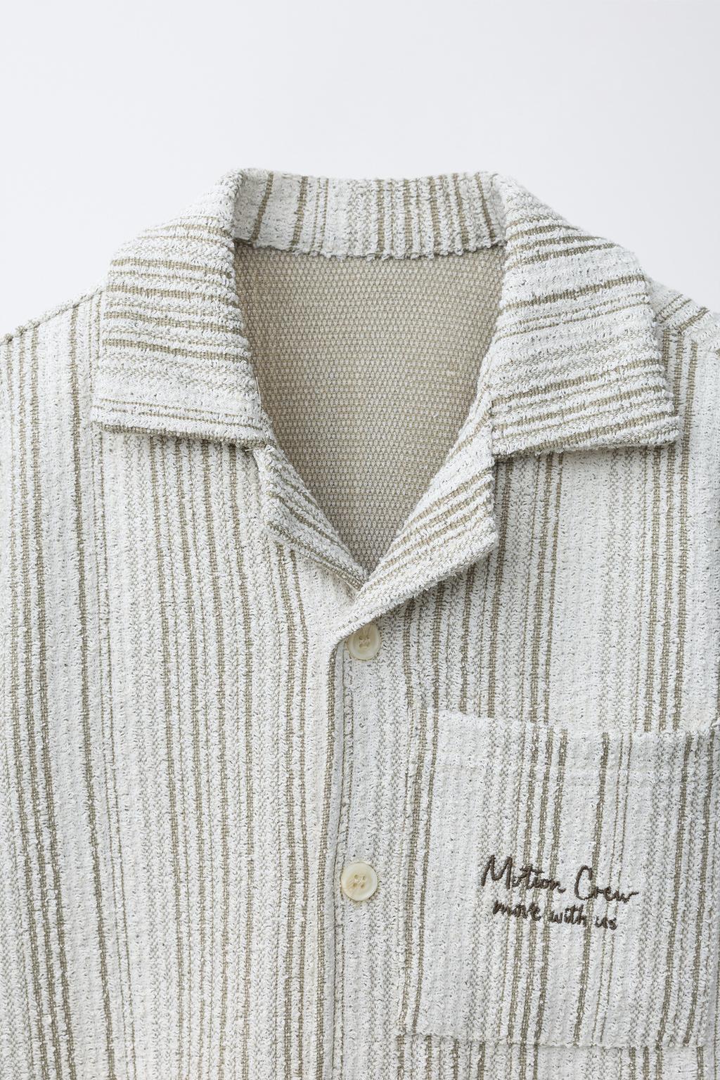 ТРИКОТАЖНАЯ РУБАШКА В ПОЛОСКУ