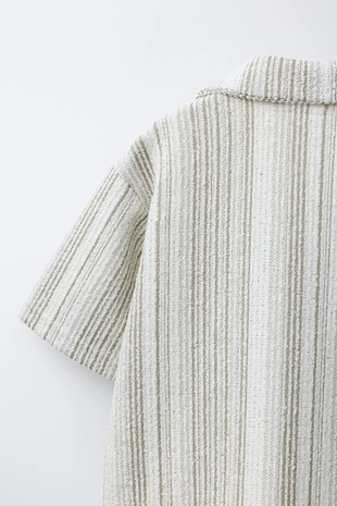 Трикотажная рубашка в полоску- Заказать в России