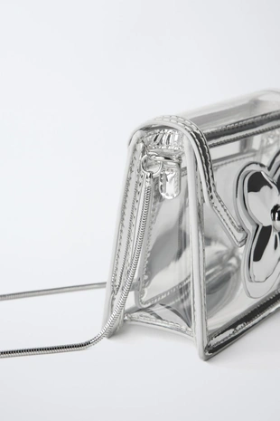 Сумка с цветочной деталью- Заказать в России