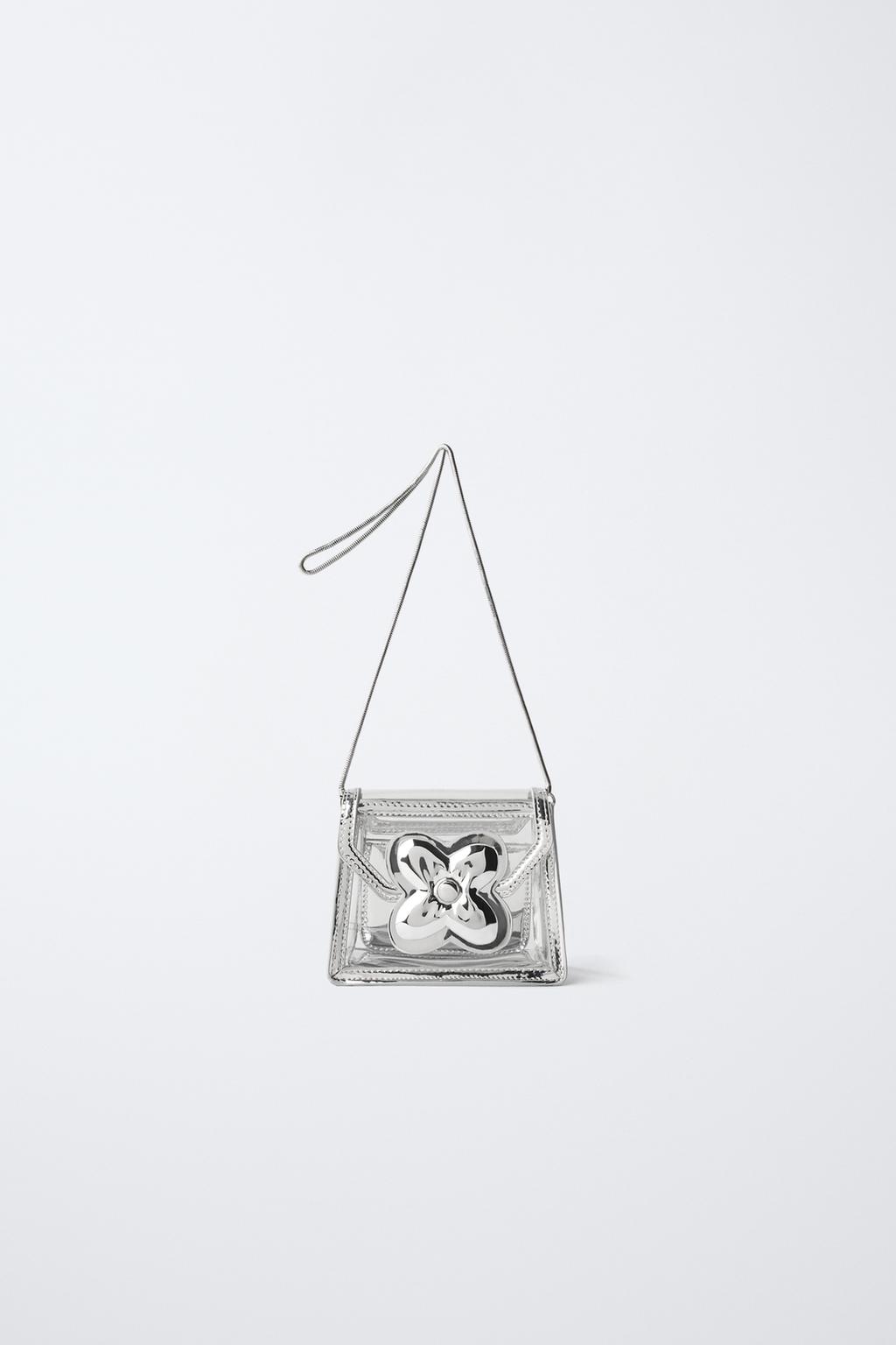 СУМКА С ЦВЕТОЧНОЙ ДЕТАЛЬЮ