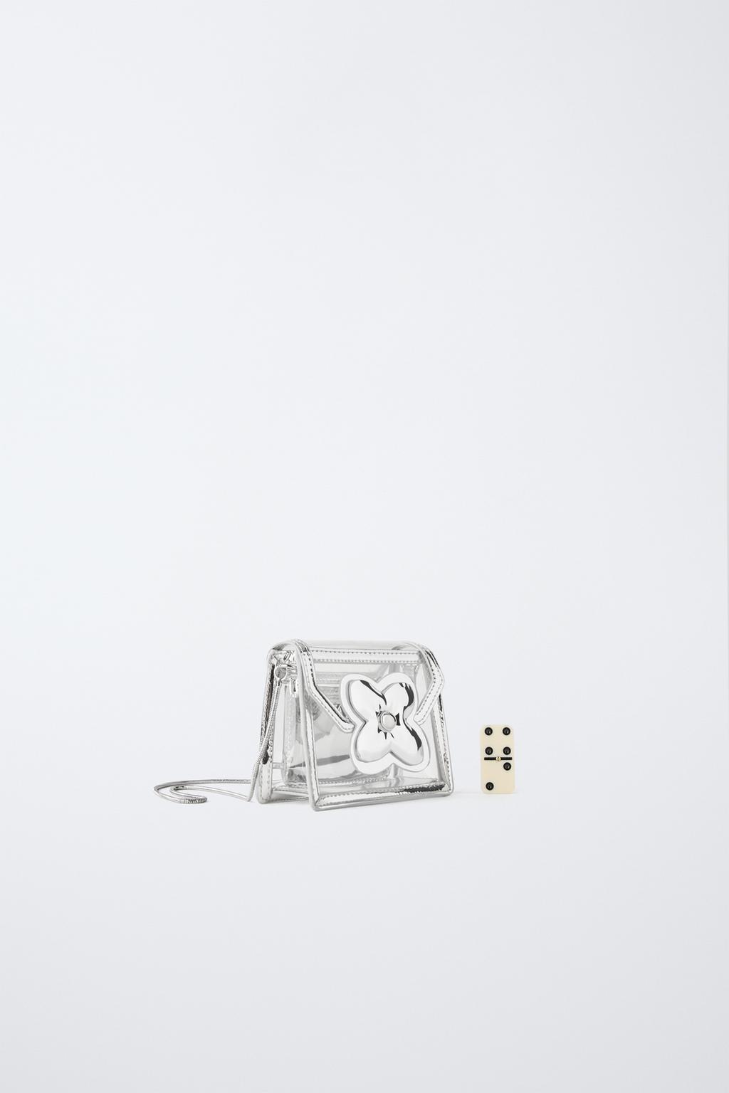 СУМКА С ЦВЕТОЧНОЙ ДЕТАЛЬЮ